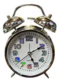Reloj  Despertador Clasico  Doble Campana Metal - Miniatura 9