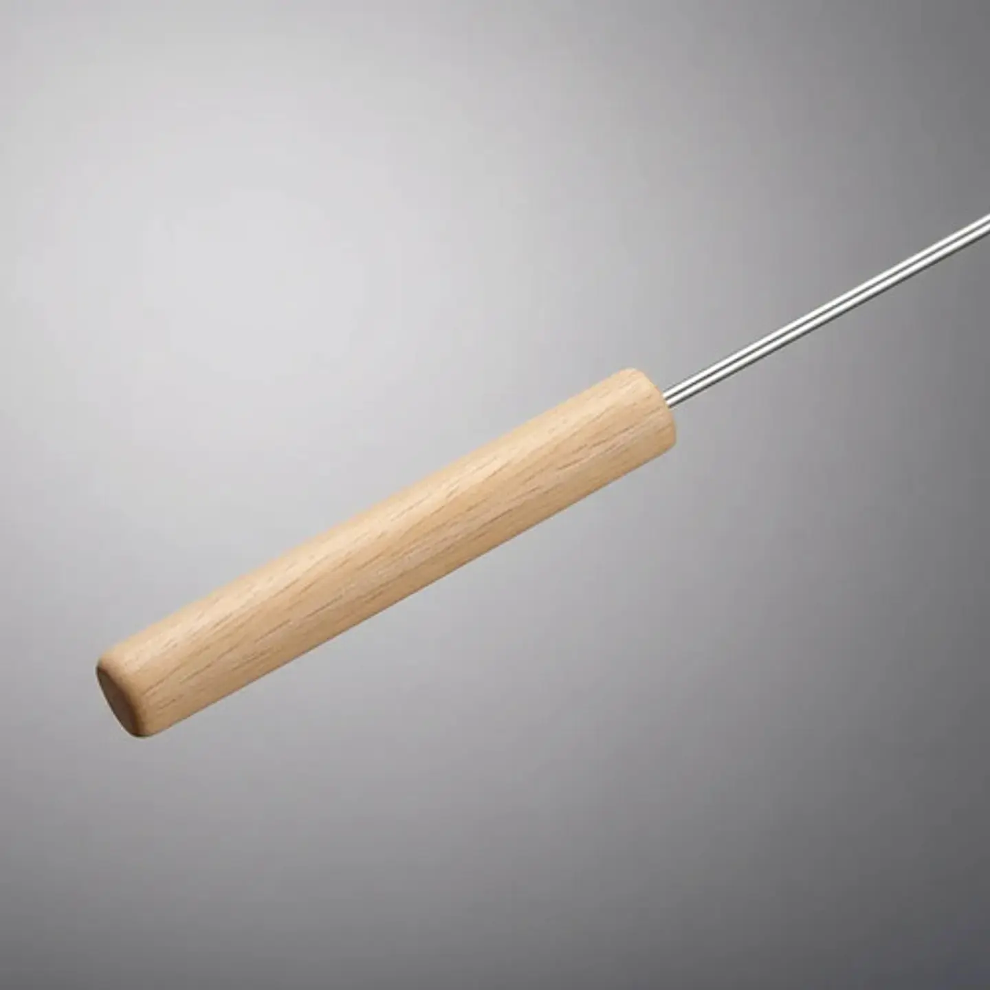 Set De 4 Pinchos Largos Para Asar Con Mango De Madera Bbq 4