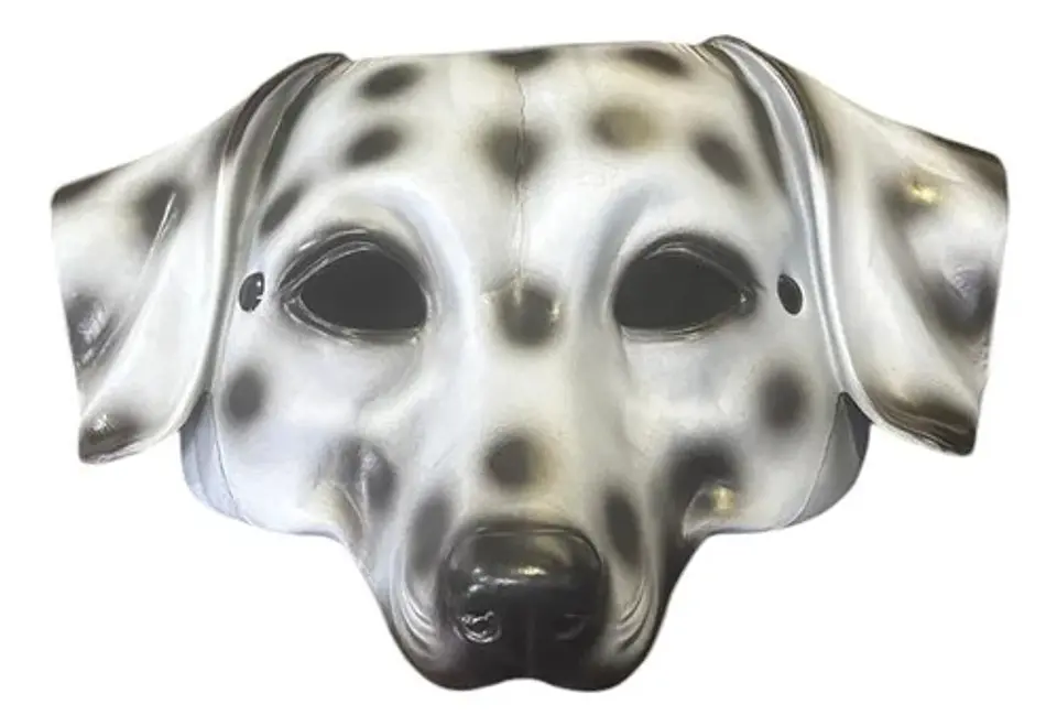 Antifaz Accesorio Mascara De Perro Dálmata Disfraz Halloween 3