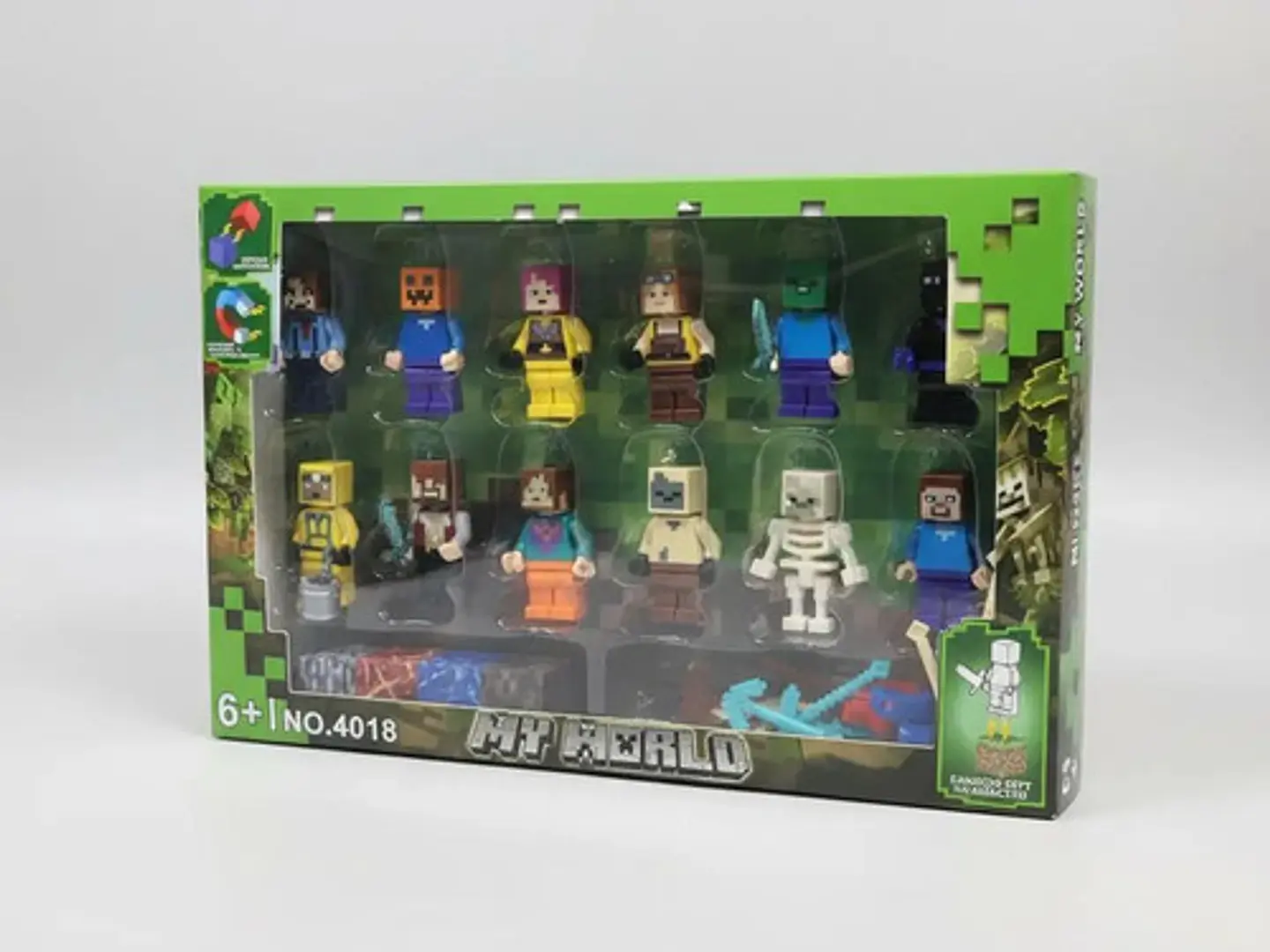 Coleccion Figuras Craft X12 Desarmables Con Herramientas Min 1