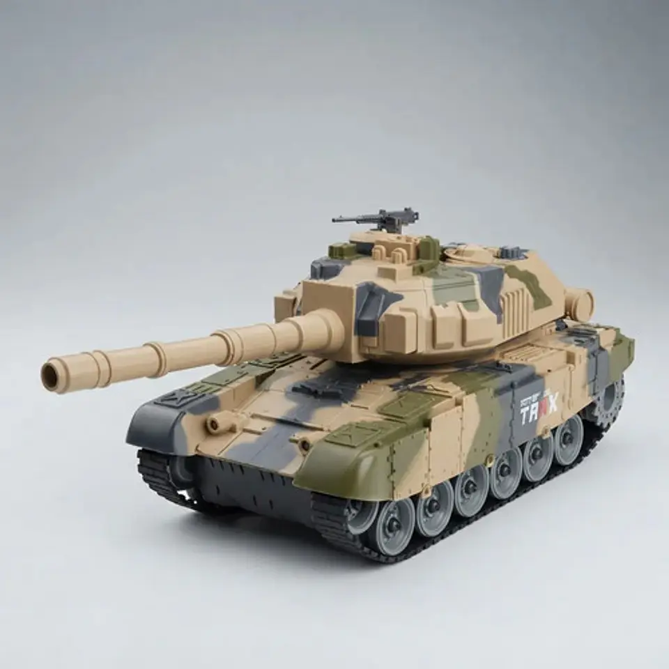 Tanque Mediaval De Batalla Rc 2.4ghz Camuflado Para Niños 1
