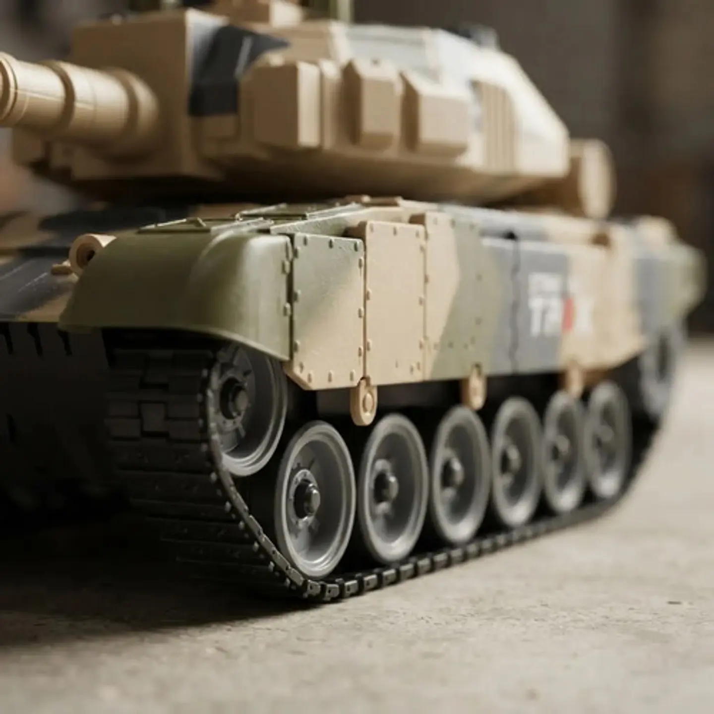 Tanque Mediaval De Batalla Rc 2.4ghz Camuflado Para Niños 4