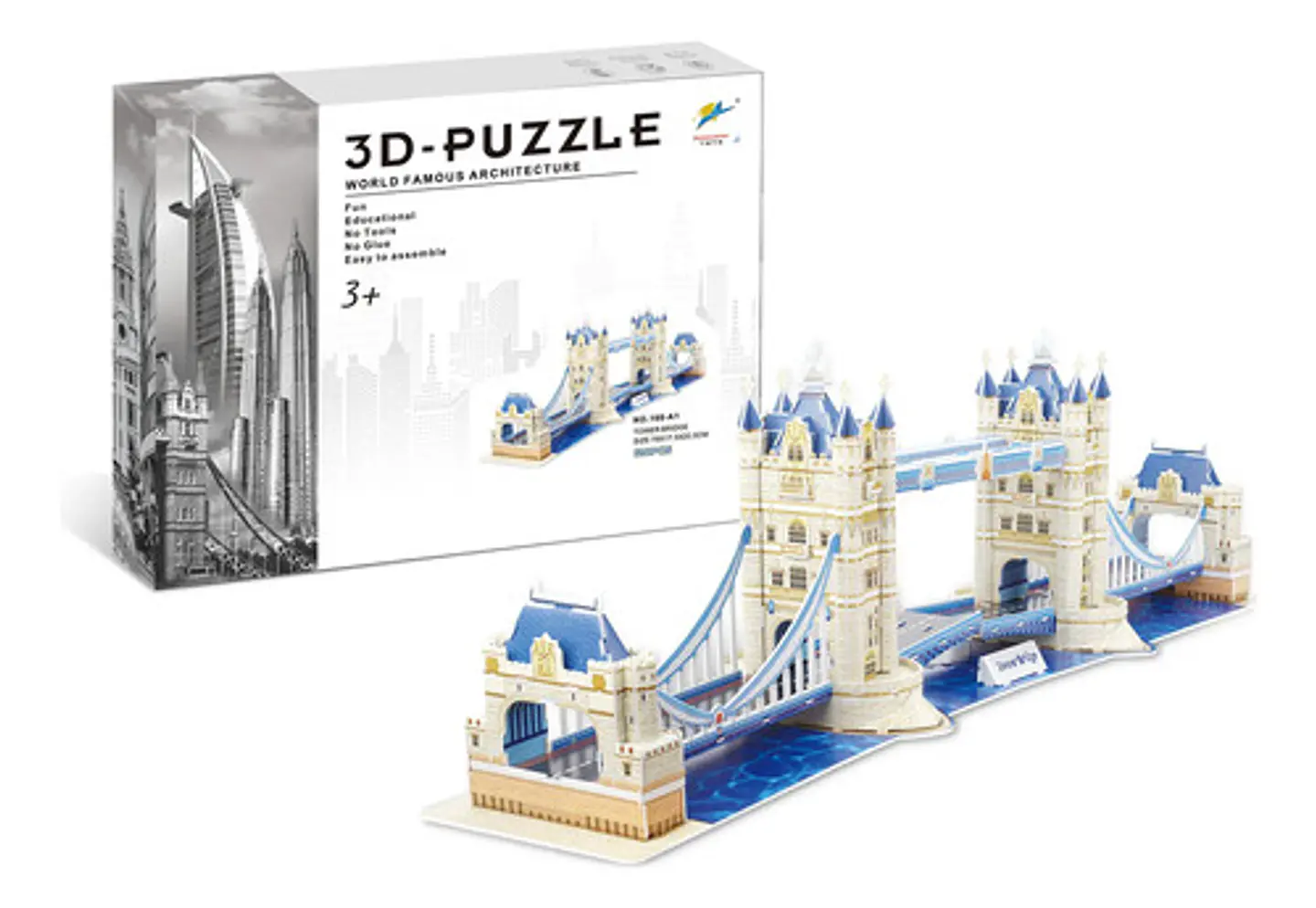 Rompecabezas 3d Puente Londres Arquitectura Mundial 120pcs 1