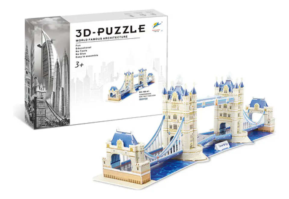 Rompecabezas 3d Puente Londres Arquitectura Mundial 120pcs 1
