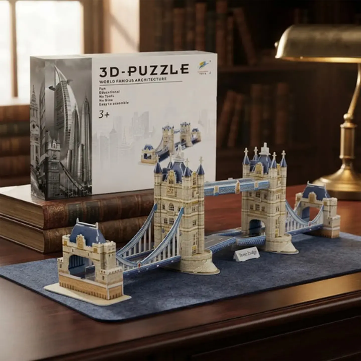 Rompecabezas 3d Puente Londres Arquitectura Mundial 120pcs 2