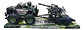 Carro Jeep Militar Remolque Helicóptero Soldado Ref. 364d-6 Personaje Jeep Con Cañon Verde - Miniatura 7