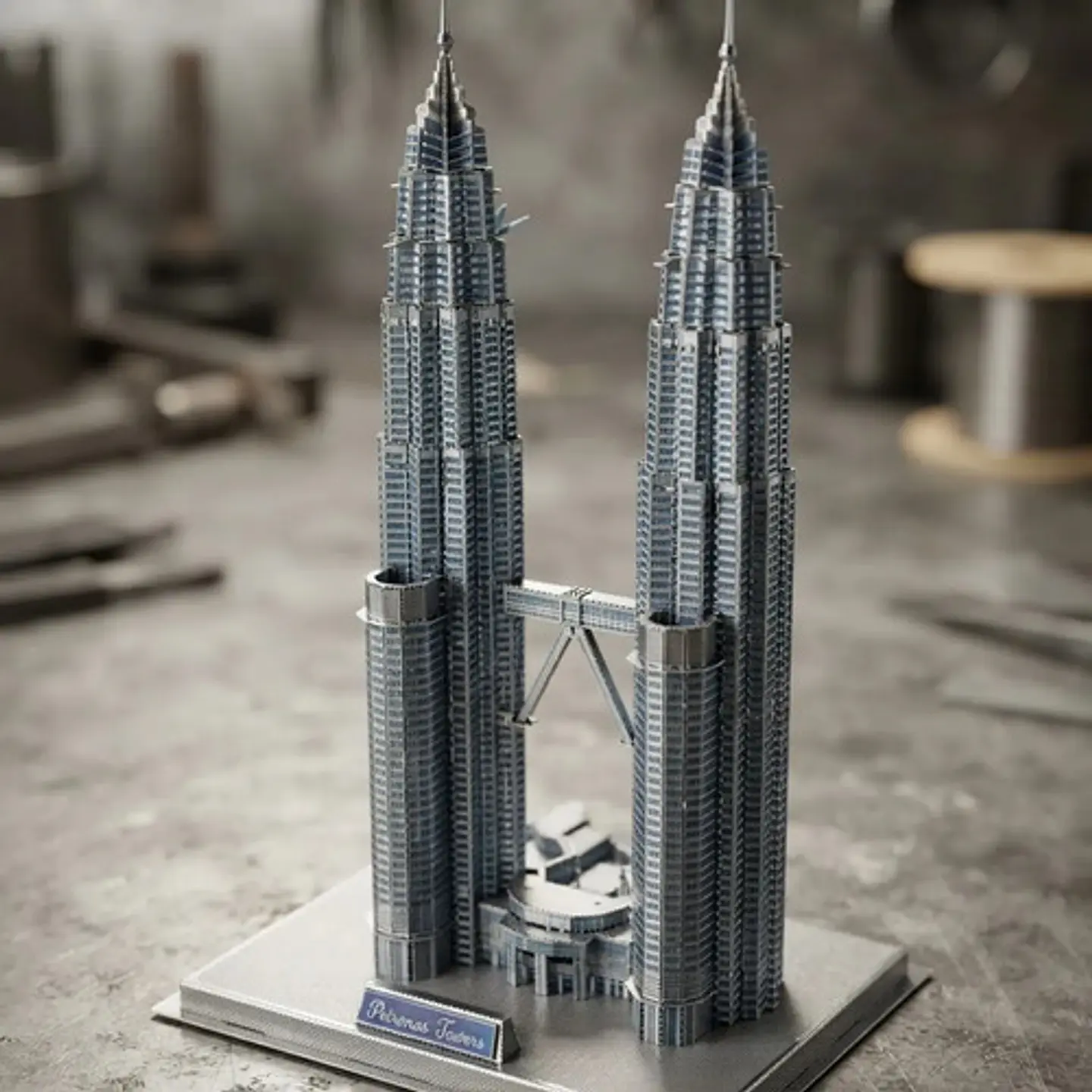 Rompecabezas 3d Petronas Towers Arquitectura Famosa 86pcs 5