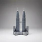 Rompecabezas 3d Petronas Towers Arquitectura Famosa 86pcs - Miniatura 6