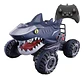 Carro Control Remoto Stunt Car Tiburón Bota Humo Sonidos - Miniatura 1