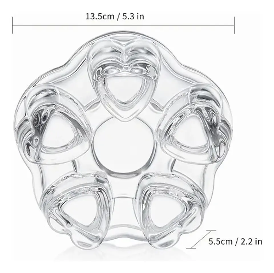 Calentador De Tetera Calentador De Té De Vidrio Borosilicato 6