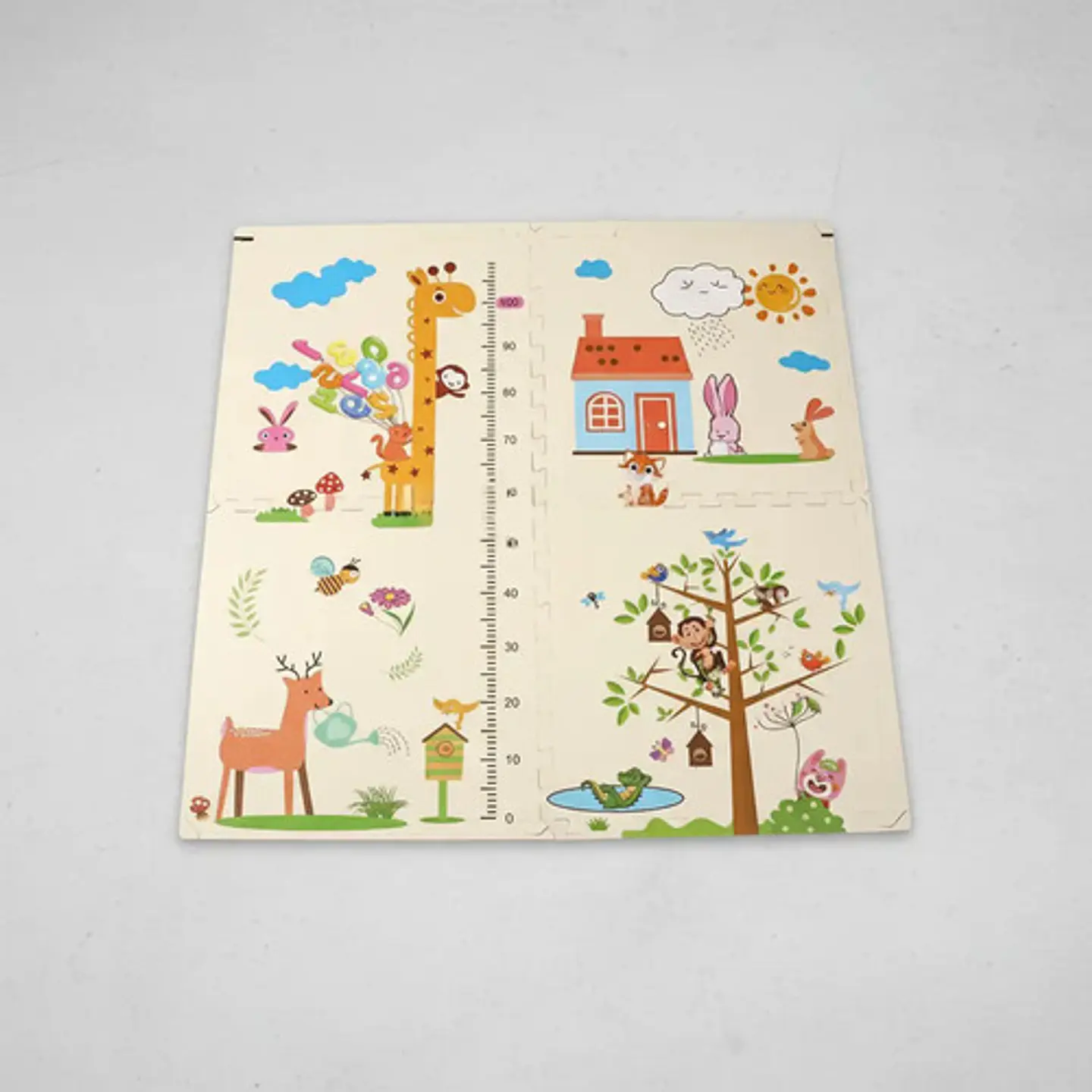 Alfombra De Juego Para Bebés Tapete Goma Eva 120cm X120cm 9
