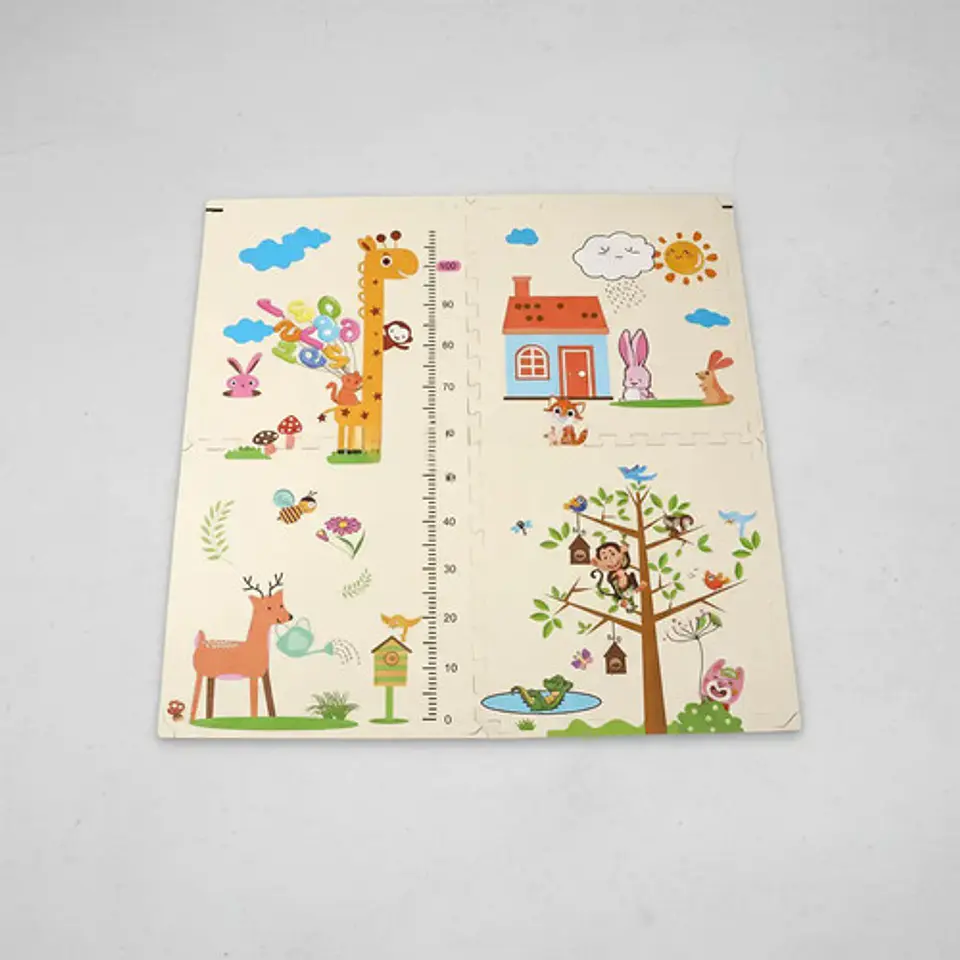 Alfombra De Juego Para Bebés Tapete Goma Eva 120cm X120cm 9