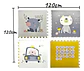 Alfombra De Juego Para Bebés Tapete Goma Eva 120cm X120cm - Miniatura 11