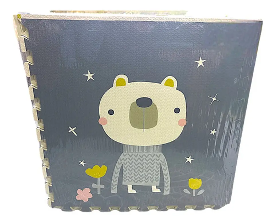 Alfombra De Juego Para Bebés Tapete Goma Eva 120cm X120cm 12