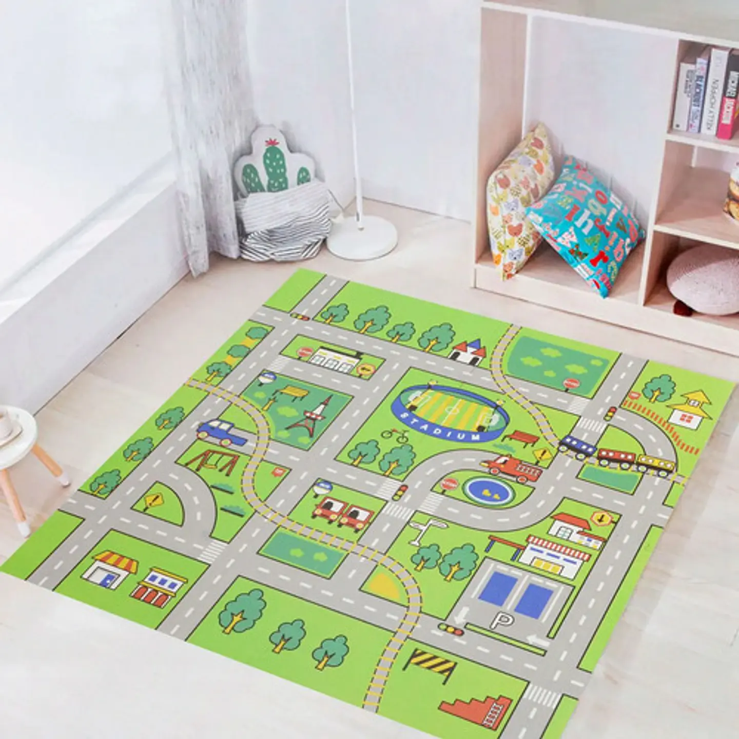 Alfombra De Juego Para Bebés Tapete Goma Eva 120cm X120cm 19