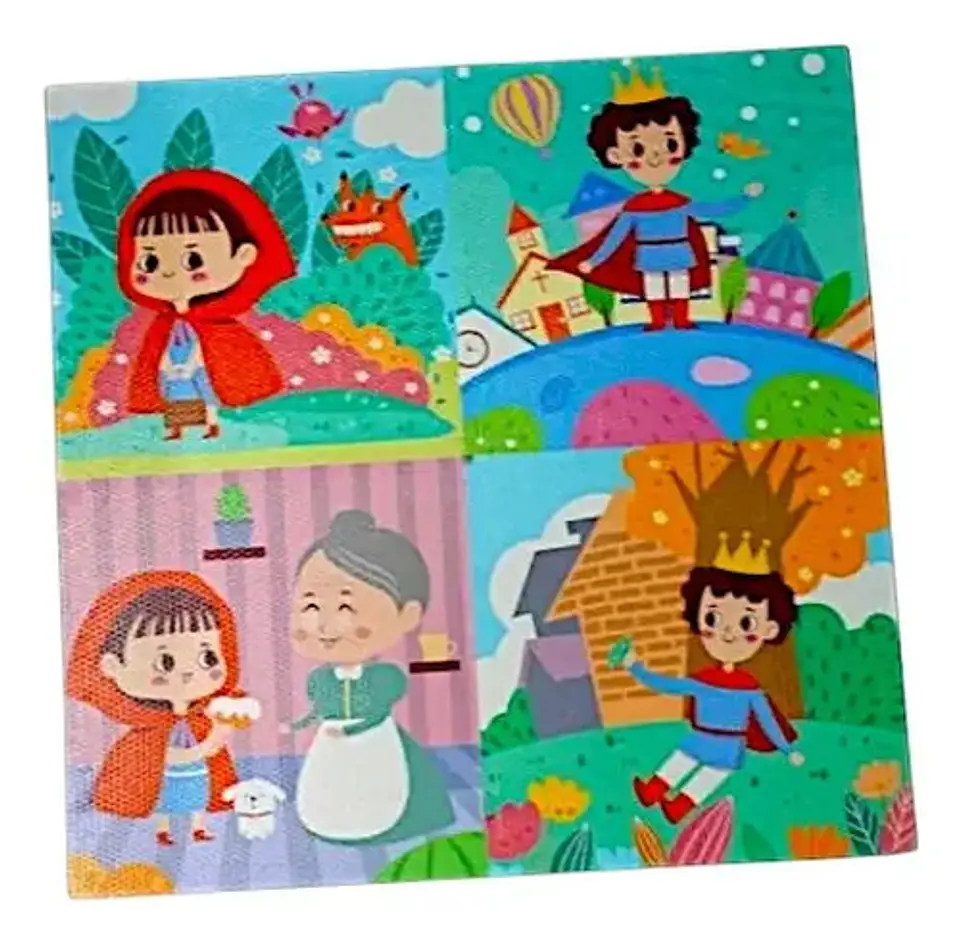 Alfombra De Juego Para Bebés Tapete Goma Eva 120cm X120cm 25