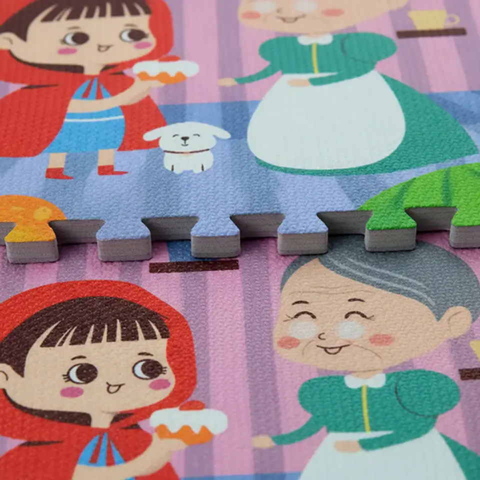 Alfombra De Juego Para Bebés Tapete Goma Eva 120cm X120cm 29
