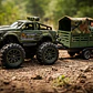Carro Jeep Militar Remolque Helicóptero Soldado Ref. 364d-6 Personaje Jeep Con Remolque Verde Oscuro - Miniatura 2