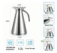 Termo Jarra Plateada Metalico Caliente Frio Cóni Rayado 1.2l - Miniatura 6