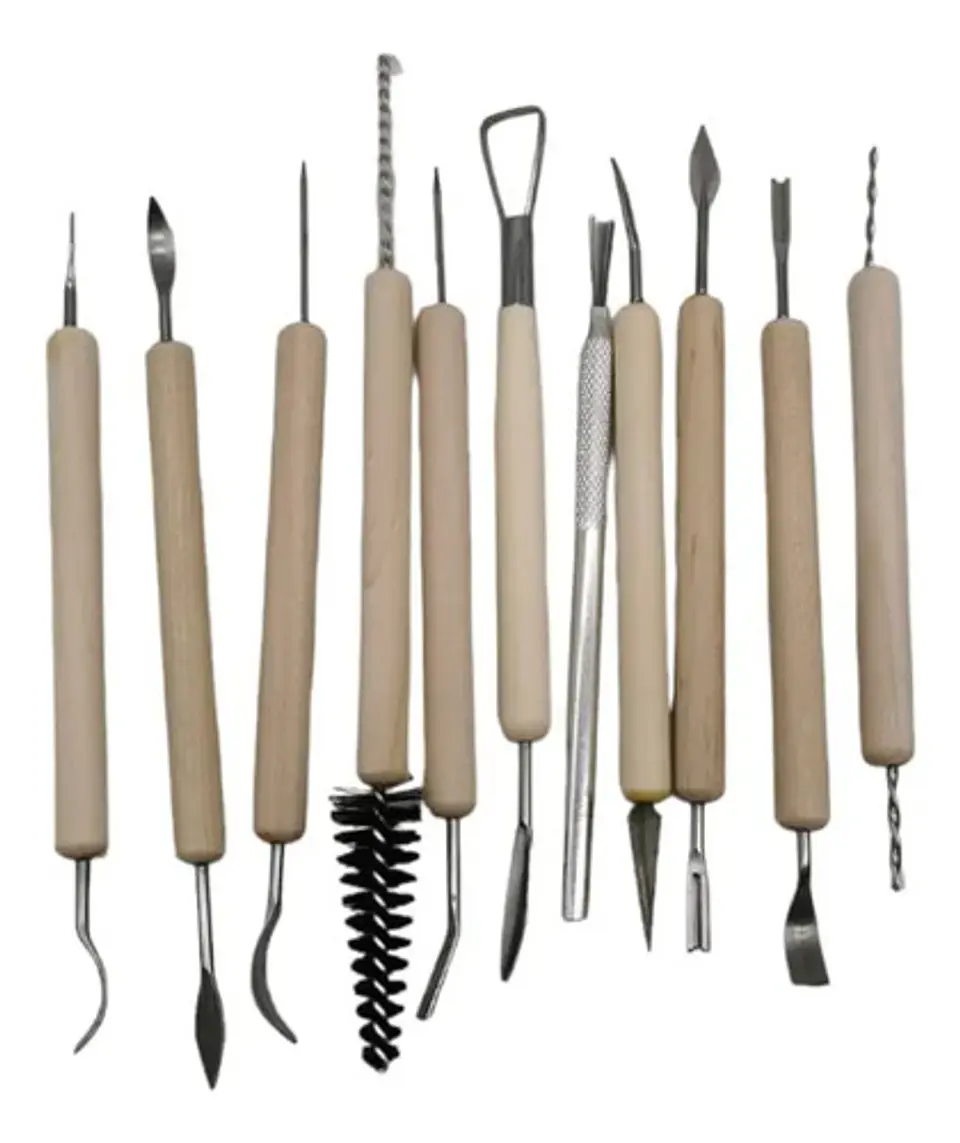 Set Herramientas X11 Cerámica Artesanías Modelado Arcilla 2