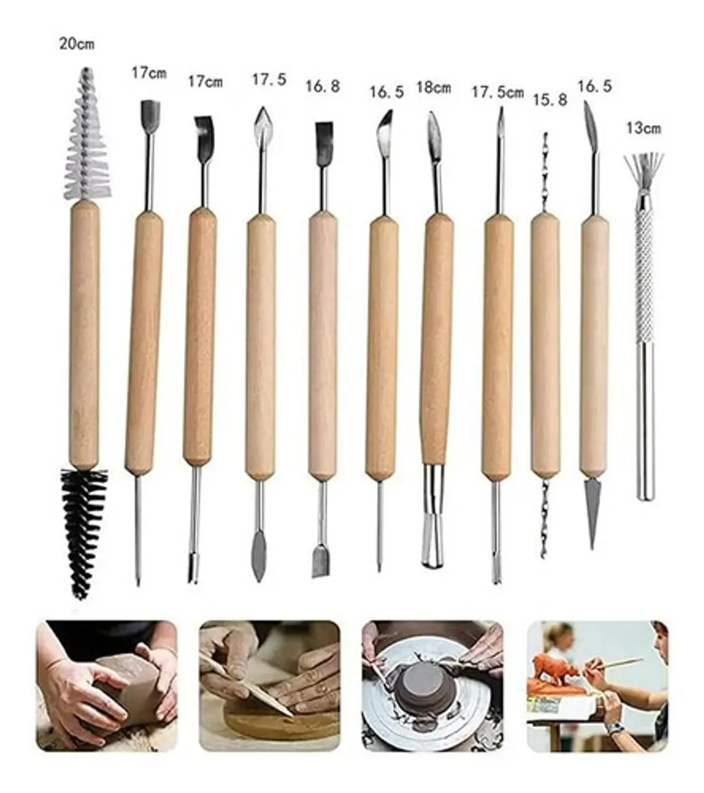 Set Herramientas X11 Cerámica Artesanías Modelado Arcilla 3