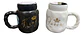Taza Mug X2 Pareja Boda Aniversario Regalo King Queen Mr Mrs - Miniatura 4