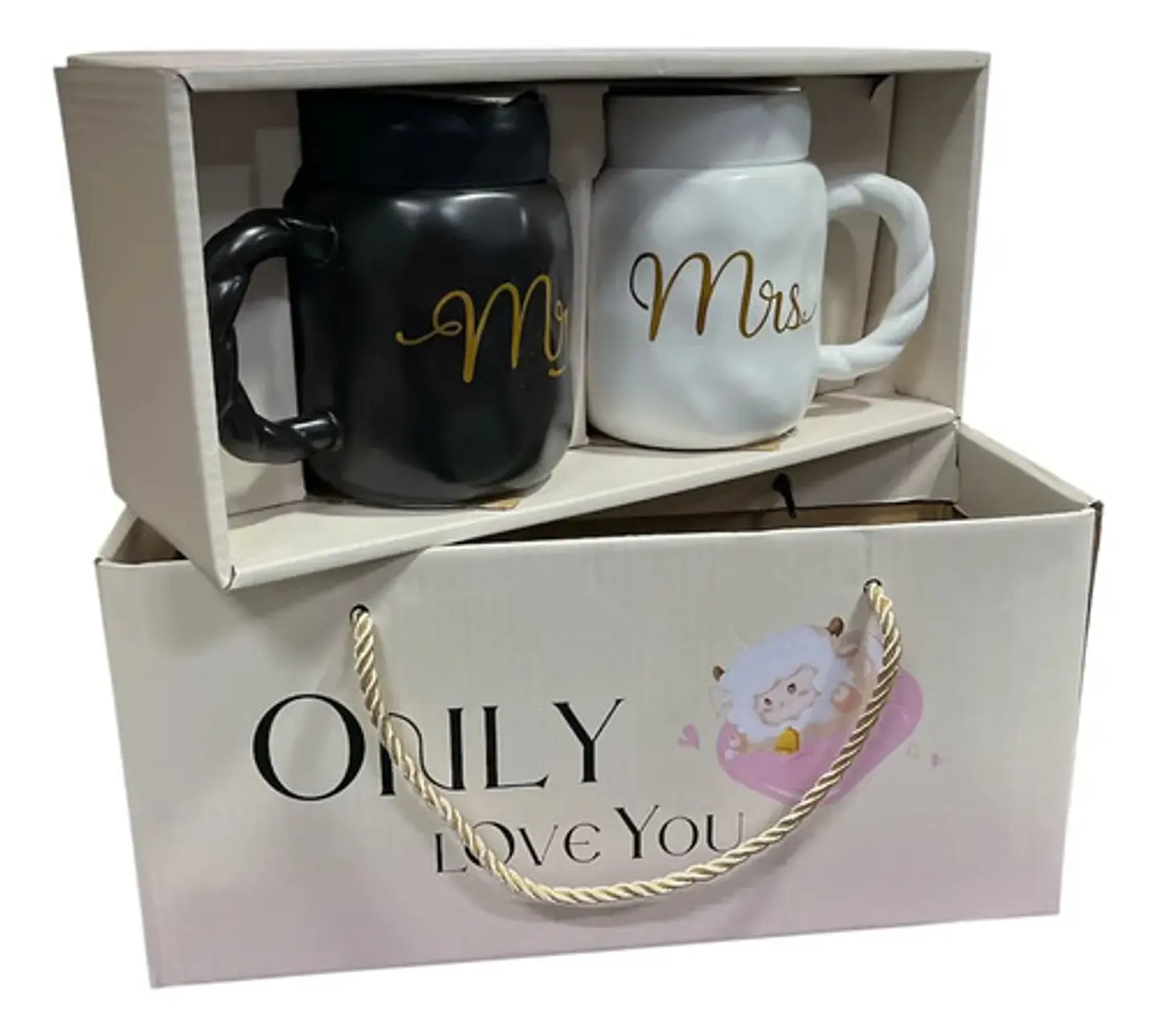 Taza Mug X2 Pareja Boda Aniversario Regalo King Queen Mr Mrs 7