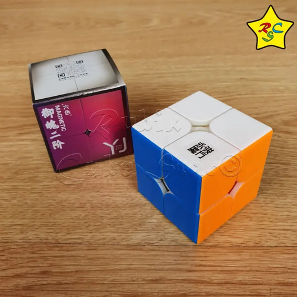Cubo Rubik 2x2 Yj Yupo V2 M Magnético Stickerless Speedcube 3
