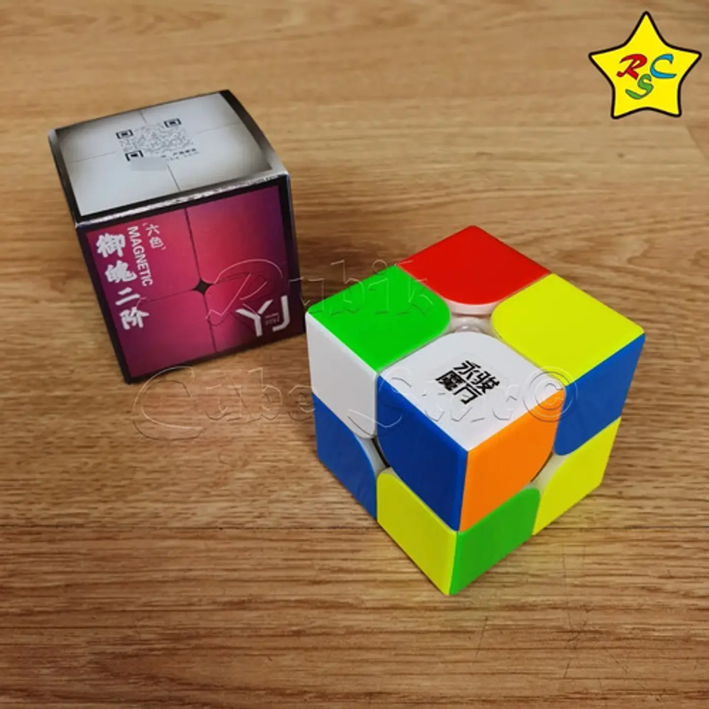 Cubo Rubik 2x2 Yj Yupo V2 M Magnético Stickerless Speedcube 4