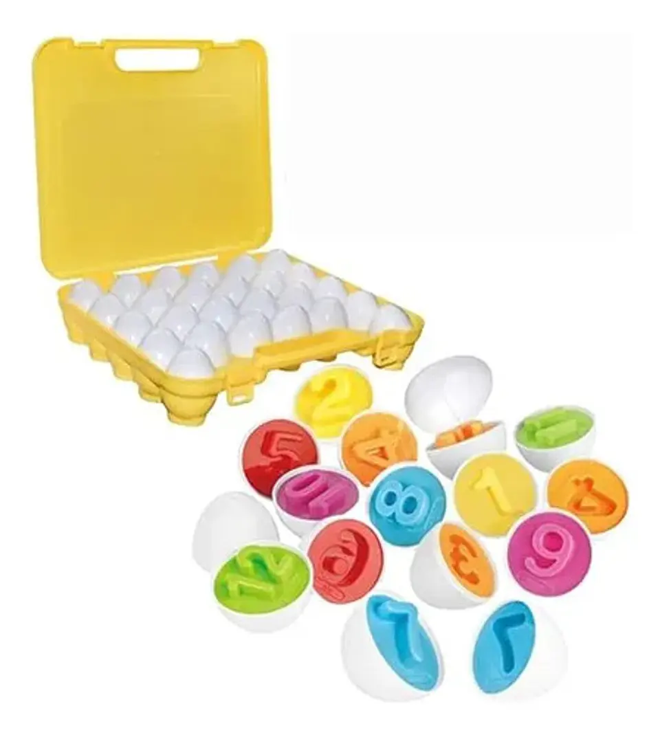 26 Huevos Montessori Juego Didáctico Educativo Letras Motriz 1