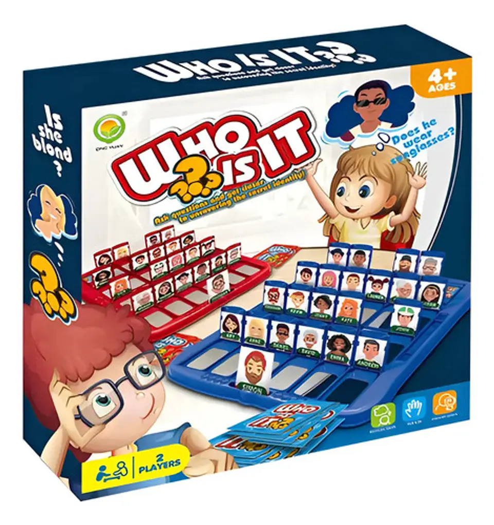 Adivina Quien Soy Who Is It Juego De Mesa Clásico Familia 1