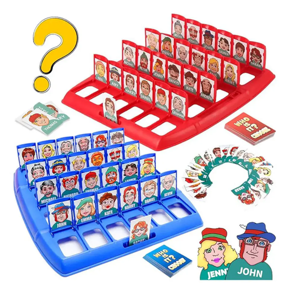 Adivina Quien Soy Who Is It Juego De Mesa Clásico Familia 4