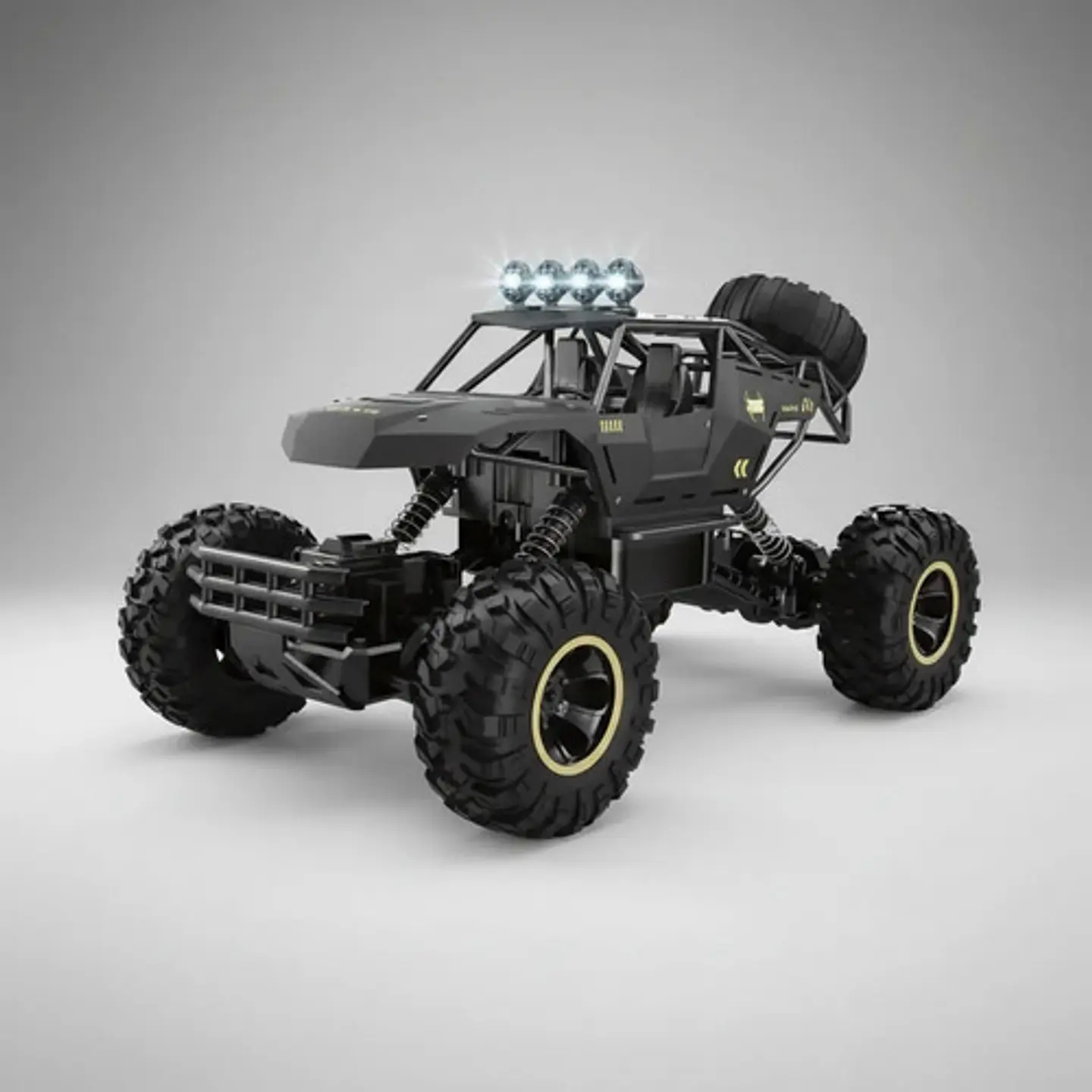 Carro Control Remoto 4x4 Recargable Metalico Todo Terreno 1