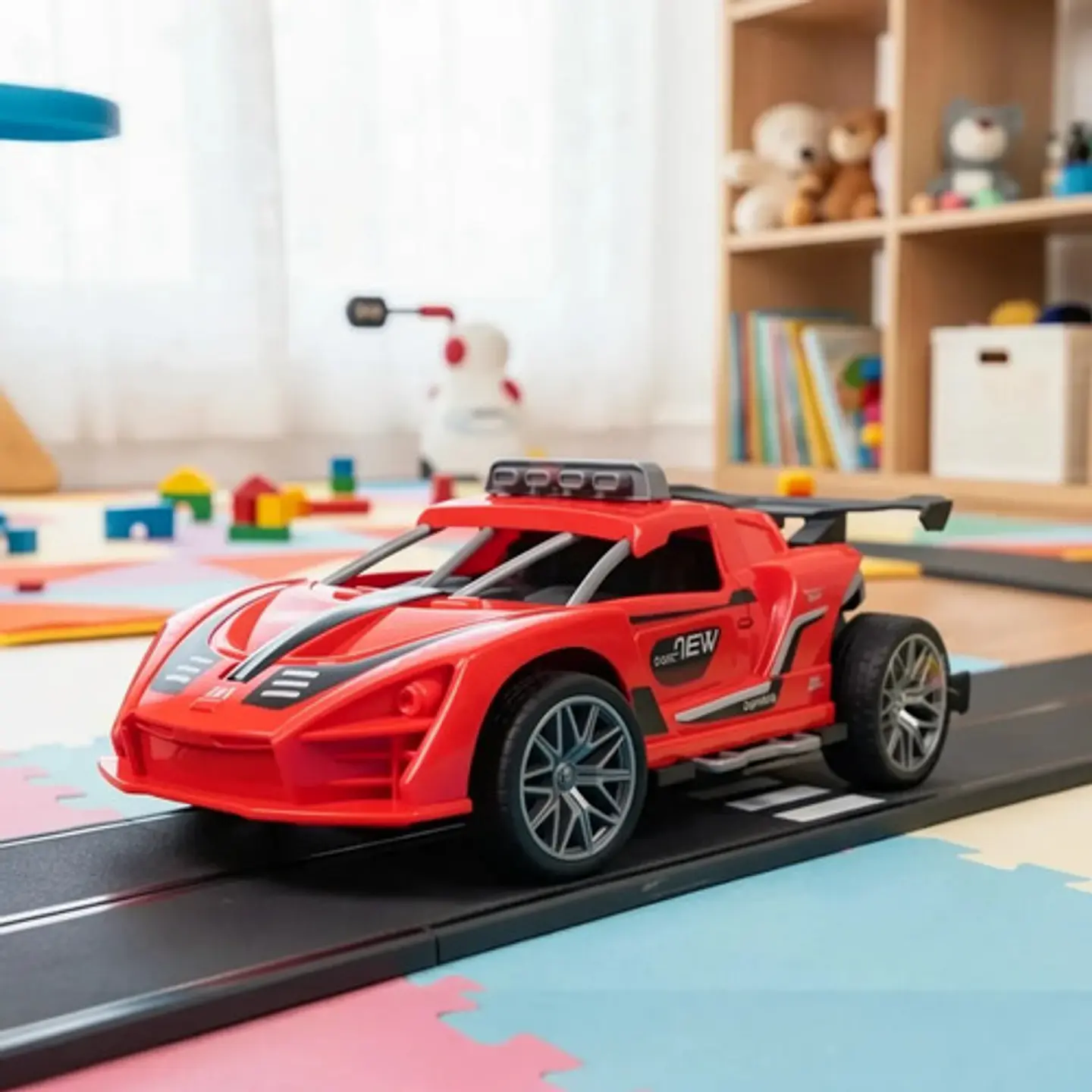 Carro Carreras Control Remoto Deportivo Recargable Niños Rojo Exceed Speed 4