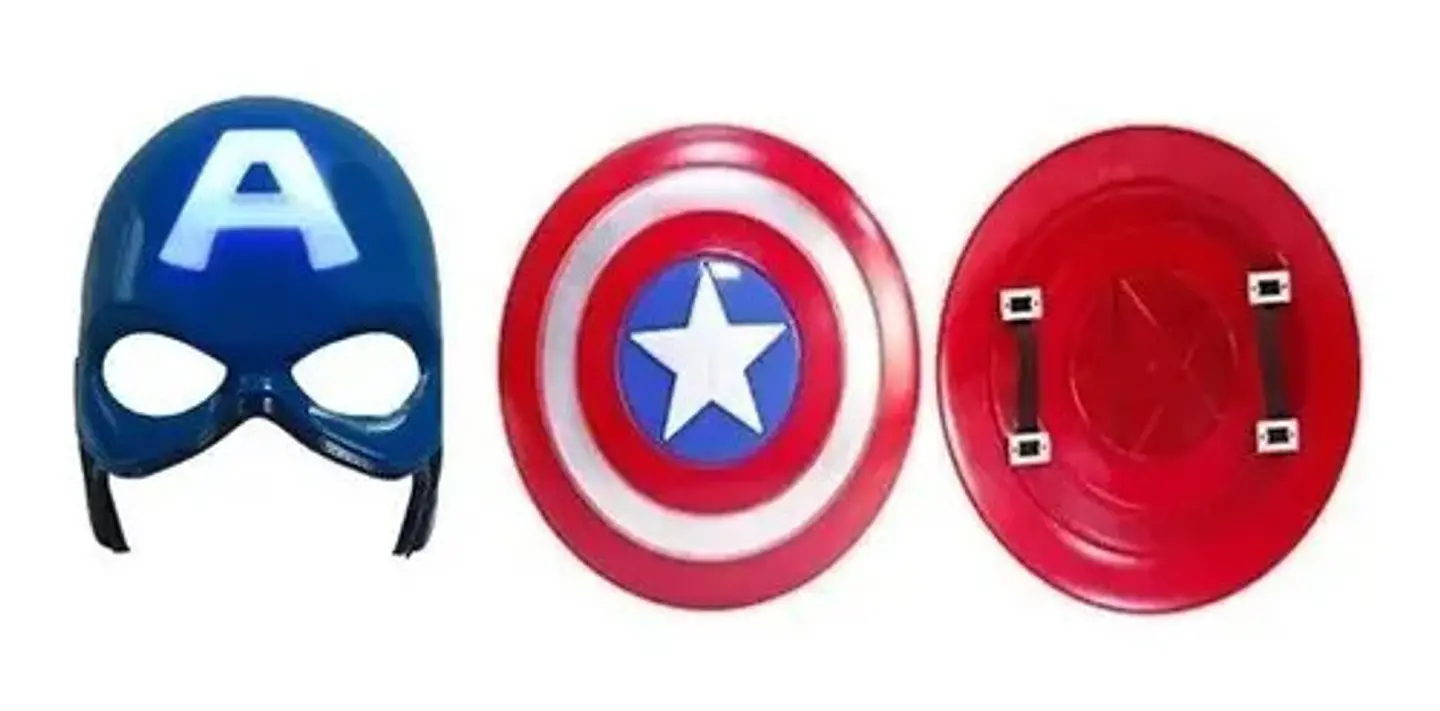 Escudo Capitan America Con Mascara Avengers 2