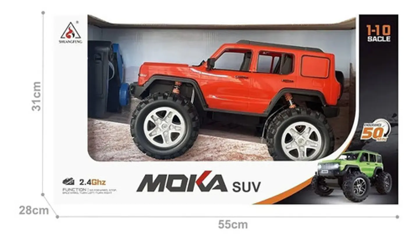 Carro Camioneta Todoterreno Control Remoto Moka Suv 1:10 5