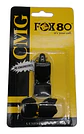Silbato Fox 80 Classic Negro Plástico Alta Calidad Con Cordón - Miniatura 2
