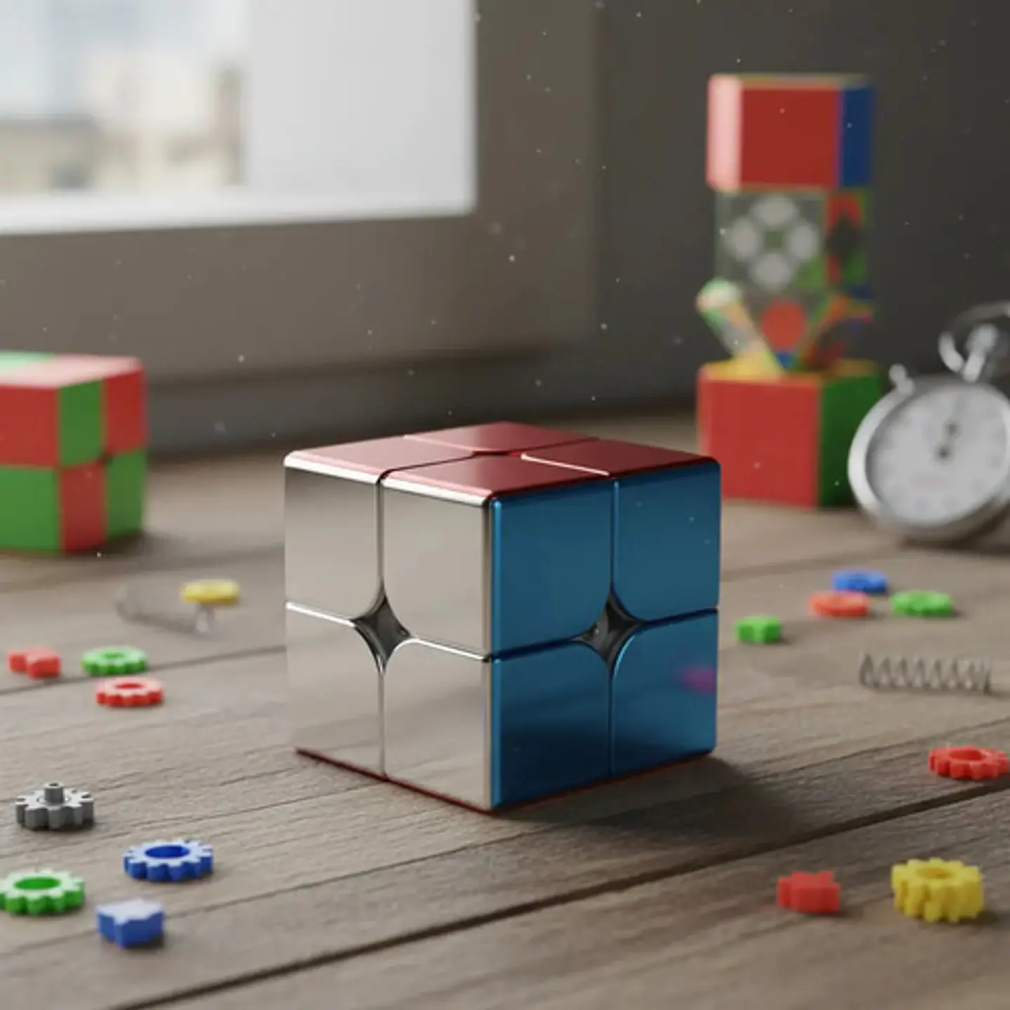 Cubo Mágico Sengso 2x2x2 Magnético De Metal Sinfonía Legendaria 2