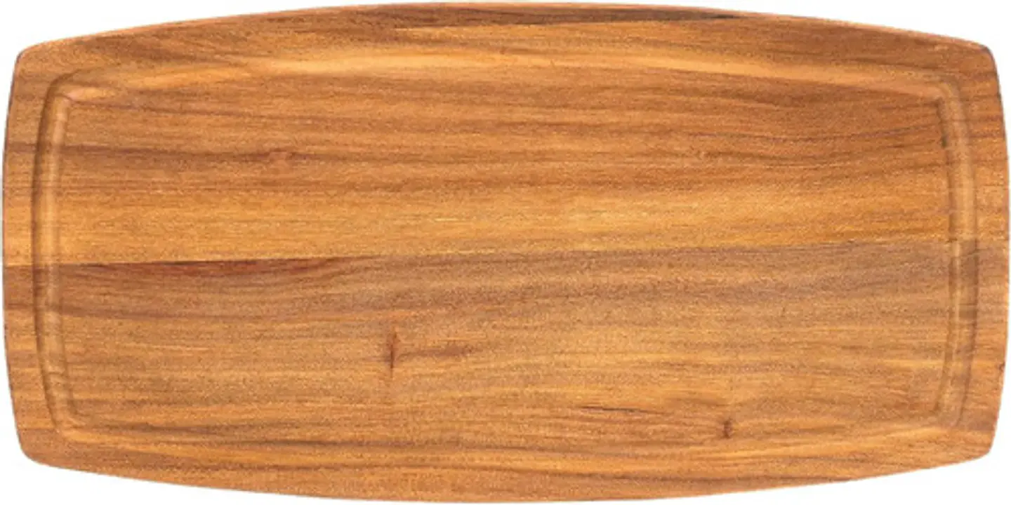 Tabla De Servir Rectangular De Madera De Acacia 36x18x1.5cm 3