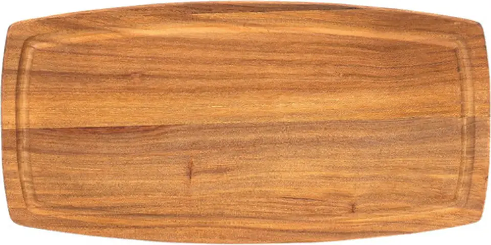 Tabla De Servir Rectangular De Madera De Acacia 36x18x1.5cm 3