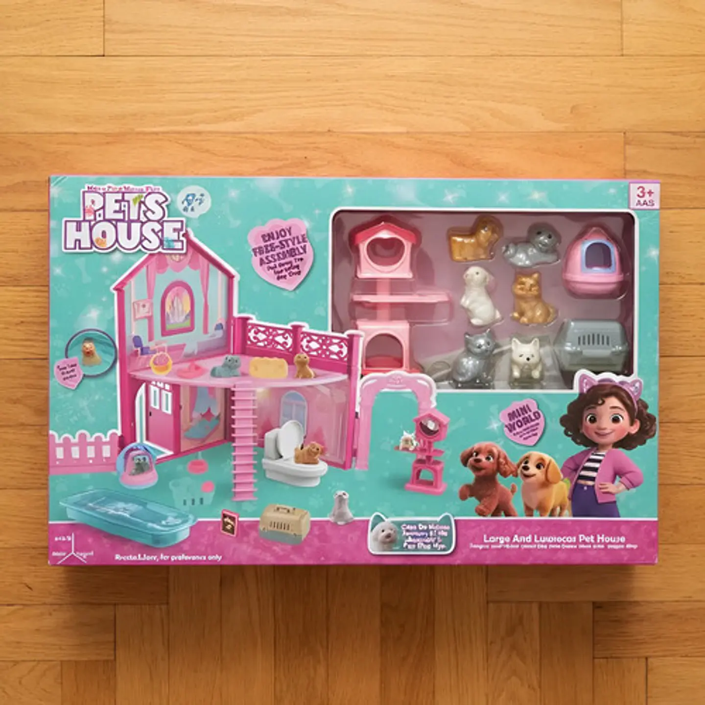 Casa De Muñecas Juguete Niñas Pets House Mascotas Gabbys 3