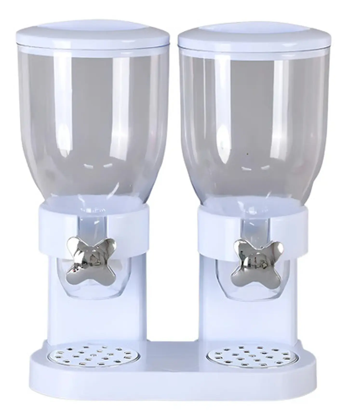 Dispensador De Cereal Doble Recipiente De Cocina 1