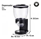 Dispensador De Cereal 2l Hermético Multifunciona Organizador Negro - Miniatura 7