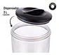 Dispensador De Cereal 2l Hermético Multifunciona Organizador Negro - Miniatura 11