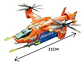 Juguete Helicóptero Con Lanzador De Carros Luces Y Sonidos - Miniatura 6