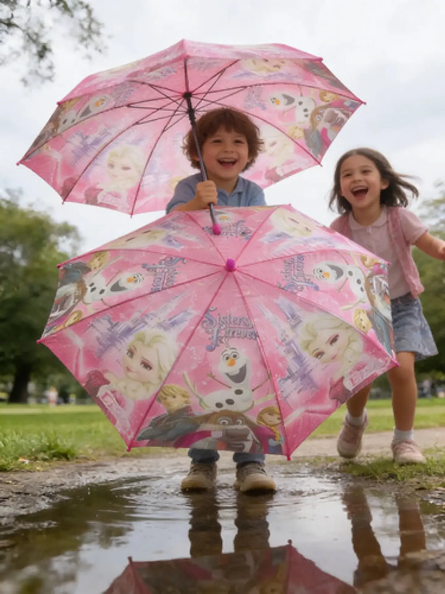 Paraguas Sombrilla Lluvia Niños Y Niñas Diseños Surtidos 24
