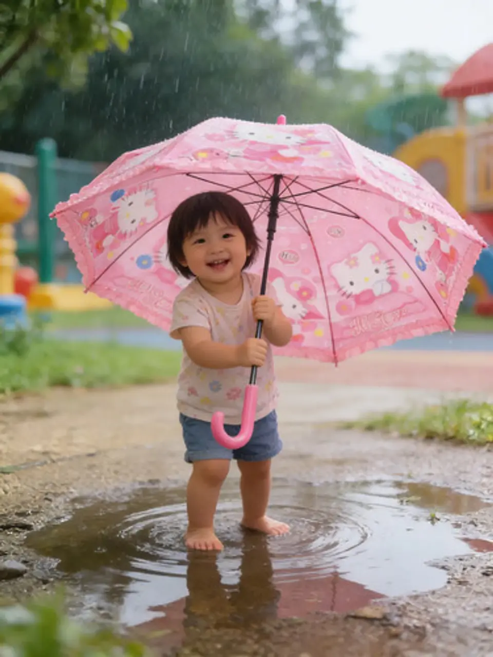 Paraguas Sombrilla Lluvia Niños Y Niñas Diseños Surtidos 37