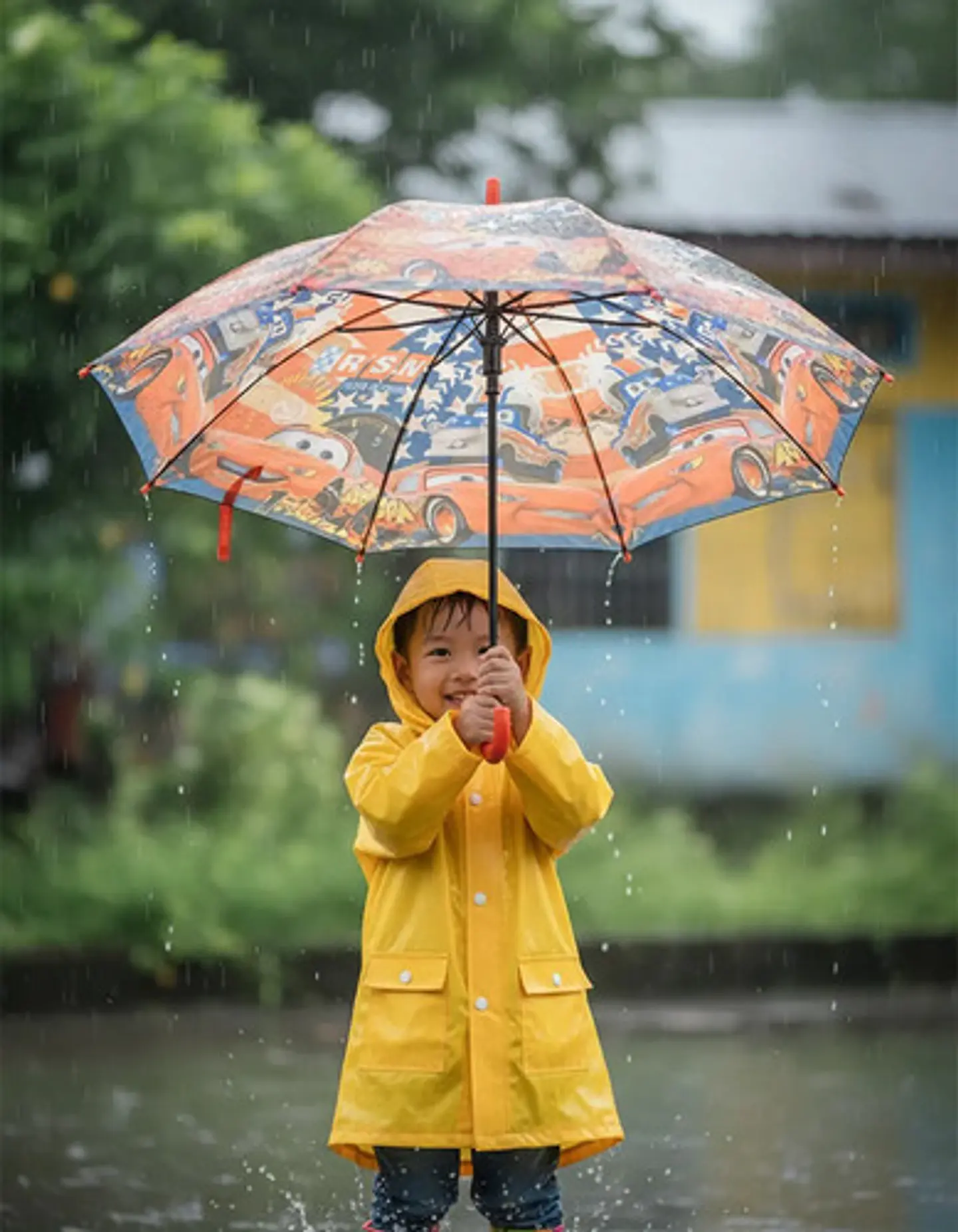Paraguas Sombrilla Lluvia Niños Y Niñas Diseños Surtidos 47