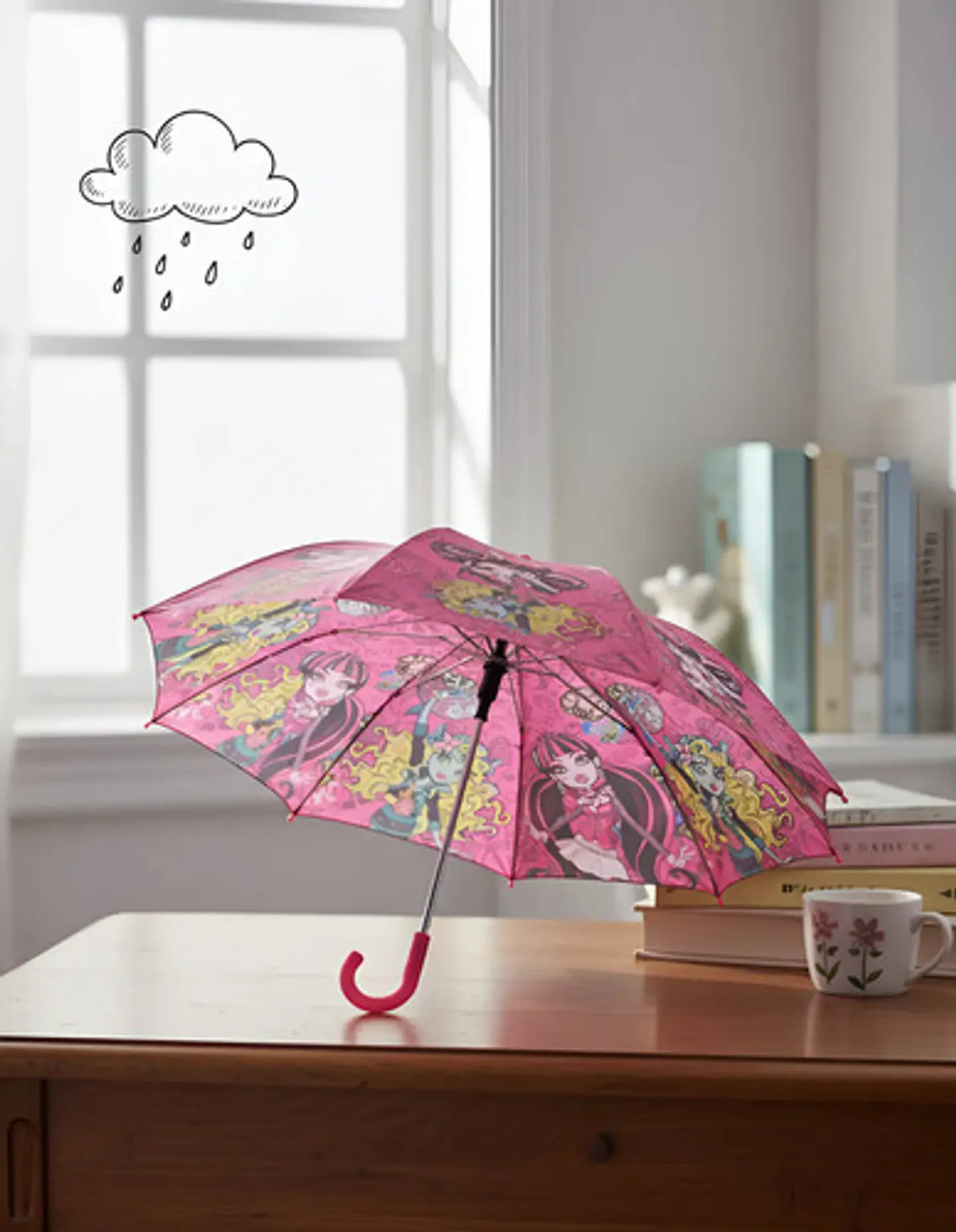 Paraguas Sombrilla Lluvia Niños Y Niñas Diseños Surtidos 52