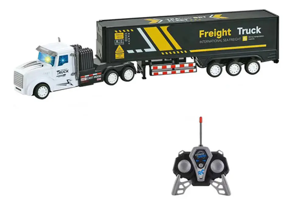 Tractomula Camion Niñera Carros Control Remoto Recarga Pilas 1